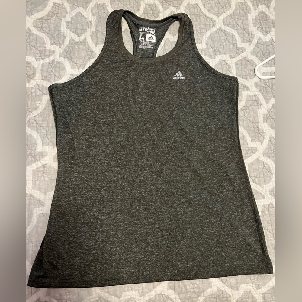 Adidas ultimate tank workout top size large